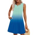 thumbnail image 4 of Ovzne Robes pour Femmes Robe pour Femme Imprimé Sans Manches Col Rond Aguichant Élégante Boîte de Nuit Fête Tunique Mini Robes Robe Décontractée Vacances Robe Grande Taille Robe Imprimée Liquidation, 4 of 7