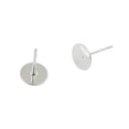 thumbnail image 2 of KLKCMS Vente en Gros 100 Pcs Coussinet Vierge de 8 mm pour Clou d'Oreille, Tige, Goupille, Fabrication de Bijoux, Accessoires, 2 of 8