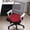 Rouge4, variante sur Coussin de Sol Rond en Peluche - Coussin de Chaise Tatami en Flocage 30x30 cm, Coussin de Siège Ergonomique pour Bureau, Salle à Manger, Voiture et Jeu, Plusieurs Couleurs Offertes