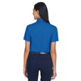 thumbnail image 2 of Harriton Ladies' Easy Blendâ„¢ Short-Sleeve Twill Shirt with Stain-Release, 2 of 3
