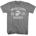 thumbnail image 1 of U.S. Marine Corps T-Shirt Adulte USMC Est 1775 Graphite Chiné, 1 of 2