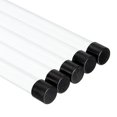 thumbnail image 1 of Unique Bargains 50cm Length Fishing Floating Tube, 5 Pack 25mm Inner Dia Plastic Round Fix Fish Buoy Tubing, Clear, 1 of 4