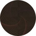 thumbnail image 1 of Ahgly Tapis d'Intérieur Lavable en Machine Carré Transitionnel Gris Minuit, 3 Pieds Carré, 1 of 7