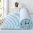 thumbnail image 4 of Zinus Spa Sensations Twin 2 inch Swirl Cooling Gel Air Flow Memory Foam Mattress Topper, Pressure Relief, CertiPUR-US Certified Foam, 4 of 7