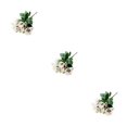 thumbnail image 3 of Decodeary Realistic Appearance Flower Decoration For Low Maintenance Garden Easy To Clean Cloth Decorations Fake Plants Flowers JH1237 3Set, 3 of 6