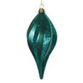 thumbnail image 1 of Vickerman M132624 Emerald Candy Glitter Swirl Drop Ornament - 12 in., 1 of 1