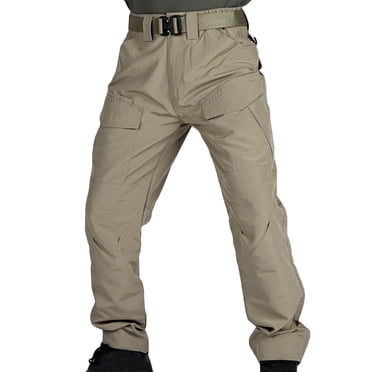 Pisexur Pantalon Cargo Militaire Décontracté pour Homme, Ample, Camouflage, Pantalon de Travail avec Poches (Sans Ceinture)