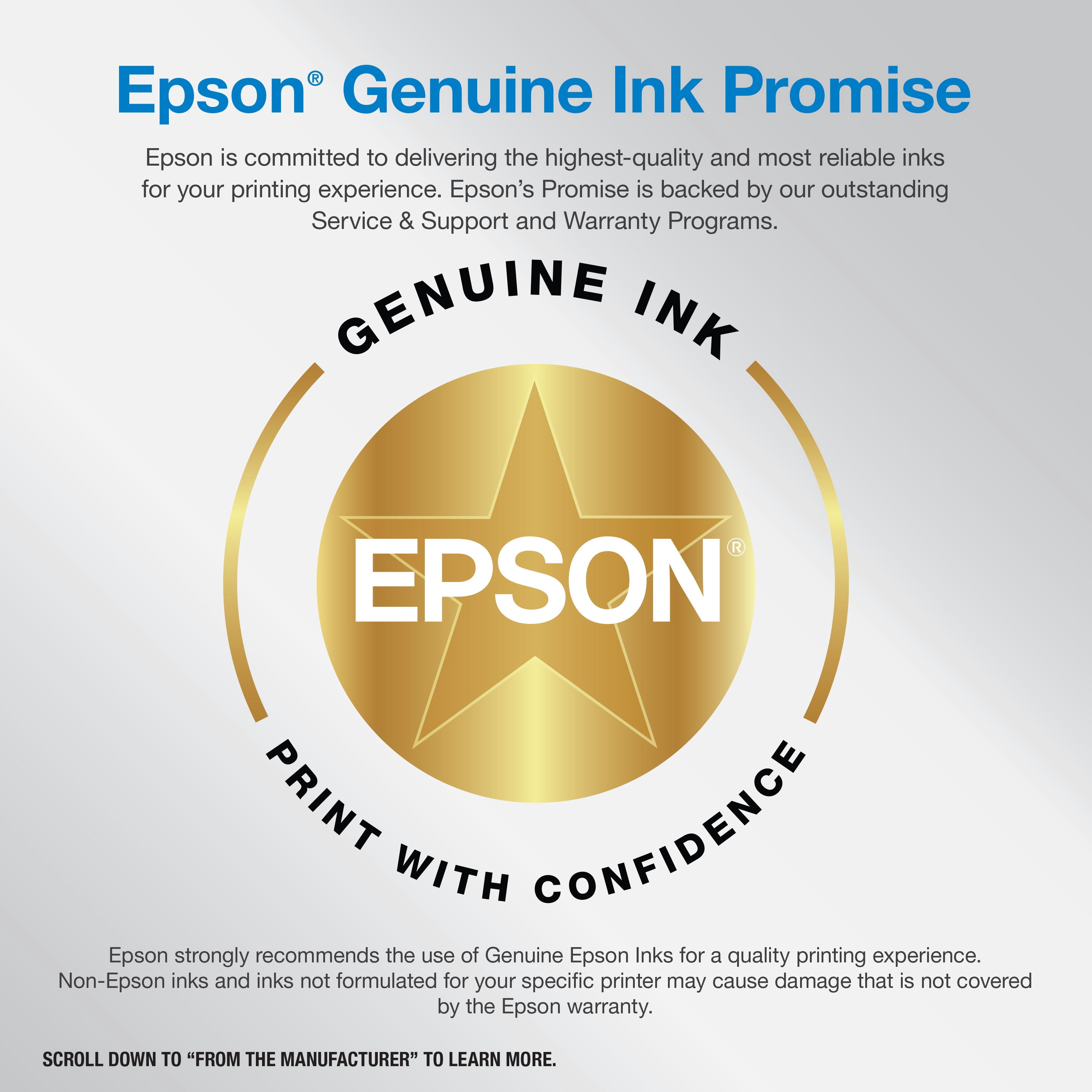 Epson - Imprimante multifonction couleur sans fil EcoTank ET-2903 à réservoirs d’encre géants – Blanc
