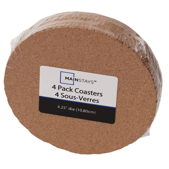 Mainstays™ 4-Pack Cork Coasters