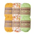 thumbnail image 2 of 6Pcs Knitting Yarn Fabric Cloth Polyester T-shirt Yarn for Crochet DIY Throw Set B, 2 of 8