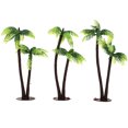 thumbnail image 1 of SHISUYAN 3Pcs Plastic Coconut Tree Miniature Plant Pots Bonsai Craft Micro Landscape DIY Decor, 1 of 8