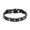 Black, variant on Leather Cat Collar Star Moon Adjustable Buckle Elastic Band Bell for Small Large Cats Boys Girls