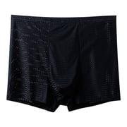 FhsagQ Underwear Mens Underwear Briefs Large Super Fit Men Underwear Underpants Breathable Underwear Briefs Men'S Men's Underwear Boxers Briefs Short Leg Super Fit Black XXXXXL