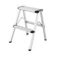 thumbnail image 1 of Luzkey Folding Step Ladder Stool, High Stool, Multifunctional Stable Fishing Stool, Metal Ladder Stool for Office, Supermarkets, Factories, Home, 1 of 8