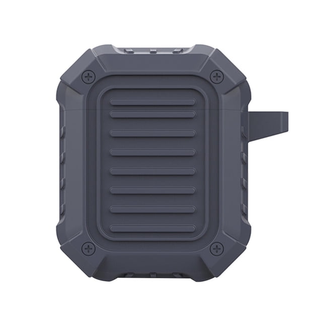 pitrice Earphone Case Silicone Cover Wireless Headphone Case Shell Replacement for AirPods 1/2, Grey