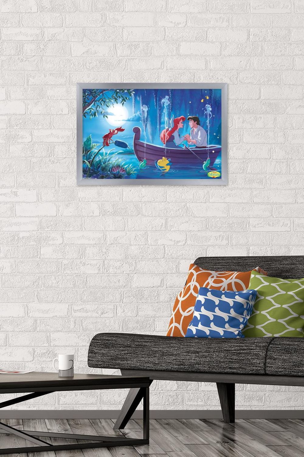 Disney The Little Mermaid - Ariel Kiss Girl Wall Poster, 22.375" x 34"