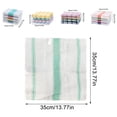 thumbnail image 3 of BKBP Cotton Cleaning Rags Dish Cloths for Washing Dishes, Set of 4 Dish Rags for Cleaning, Light and Soft Dish Towels for Kitchen Drying Dishes, 13.7 Inch x 13.7 Inch, 3 of 9
