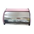 thumbnail image 3 of Tnarru Bread Bin with Roll Lid Metal Bread Box Rustic Multipurpose for Kitchen Counter Bread Keeper for Home Baked Goods Coffee Shop Red, 3 of 8