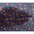 thumbnail image 4 of oneOone Viscose Chiffon Fabric Leaves & Floral Block Print Sewing Fabric BTY 42 Inch Wide, 4 of 4