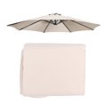 thumbnail image 3 of Miangastore 1 Pce Auvent de Parasol de Plage Protection UV Auvent Parasol d'Extérieur Sans Support (Beige), 3 of 8