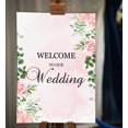 thumbnail image 2 of Darling Souvenir MADE WITH LOVE Pink Rose ThemeLargeWelcomeSign, Decorative PosterWelcomeTo Our Wedding Poster For Easel Wedding Collection- 18x12, 2 of 5