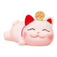 thumbnail image 2 of fastboy Lucky Cat Figurines Car Decor Statue for Dashboard Home Lying, 2 of 9