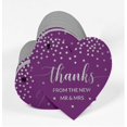 thumbnail image 3 of Inkdotpot Pack Of 100 Real Silver Foil Paper Tags Thanks From The New Wedding Favor Hang Tags, 3 of 6