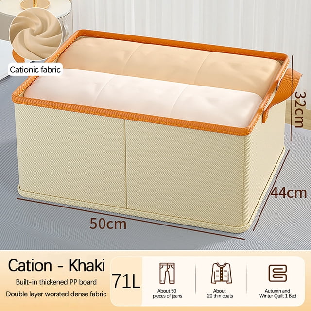Birdeem Foldable Storage Box,Large Storage Baskets,Foldable Closet Storage Box ,Clothes Storage Basket Storage Box Miscellaneous Clothes Pants Storage Artifact,Small Storage Basket,Clothes Storage Bag