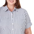 thumbnail image 4 of Lee Riders Women's Plus 3/4 Sleeve Woven Shirt, 4 of 5