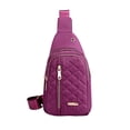 thumbnail image 2 of Chmadoxn Office Storage & Organization,Closet Organizers and Storage, Fashionable Embroidery Diamond Shoulder Bag Large Capacity Watertight Backpack With Data Hole shoulder messenger pouch, 2 of 6