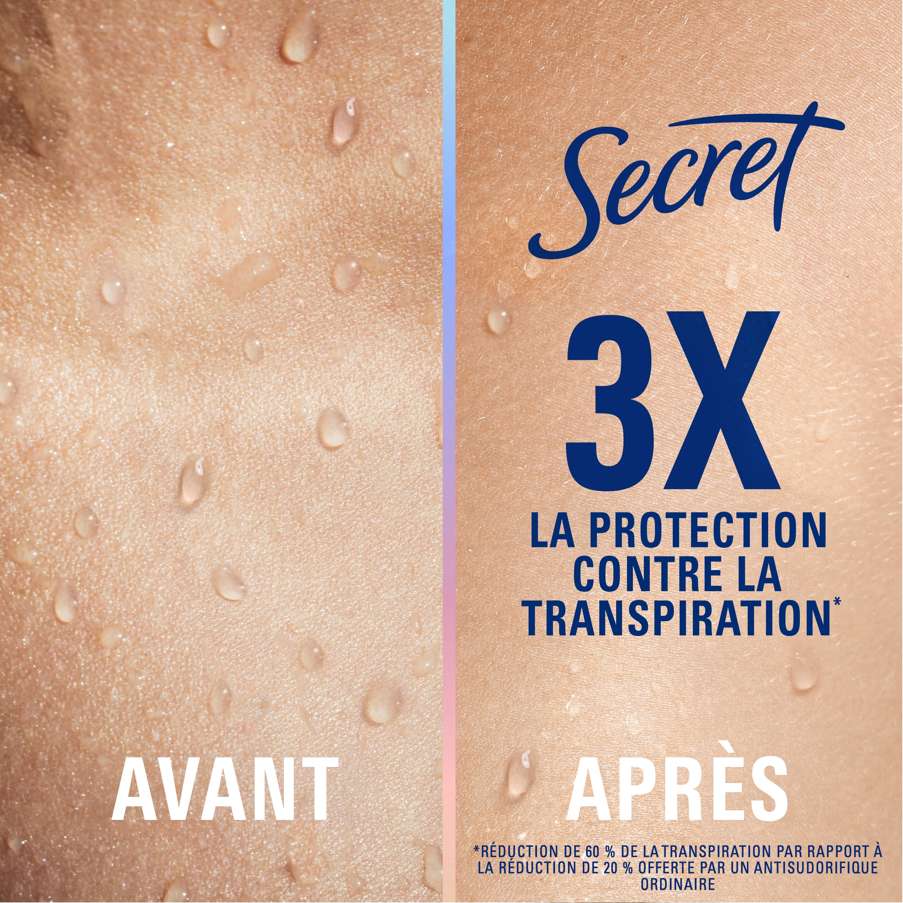 Antisudorifique et Désodorisant Invisible enBâton Secret Thérapeutique Pour Femmes, Réaction Au Stress, 45 g