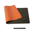 thumbnail image 2 of Dvkptbk Pure Color Leather Mouse Pad Large Desk Pad Home Office Laptop Leather Mouse Pad Writing Pad Double-sided, 2 of 2