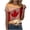 Yellow, variant on Yammkia V Neck T Shirts for Women Canada Day Shirt Women Tshirt Graphic Tees Shirts Decorations Pride Maple Leafs Top Outfit Souvenirs(Red,L)