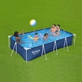 thumbnail image 2 of Bestway Steel Pro 13 Foot x 32 Inch Rectangular Above Ground Pool, Blue, 2 of 12