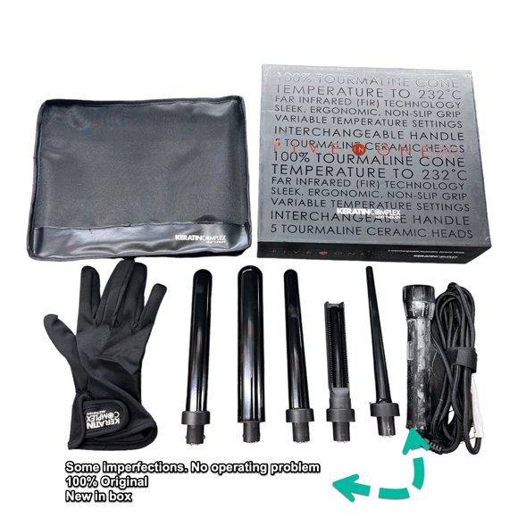 Keratin Complex Heat Theraphy FIVE in ONE Curling System Tourmlaine Curling (See Photo)