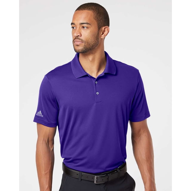 Adidas Polo de Performance pour Hommes, P, Violet Collégial
