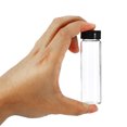 thumbnail image 4 of Uxcell Bouteille de Rangement en Verre pour Réactif 40 ml, Bouchon Rond en Plastique à Vis pour Laboratoire et Maison, Transparent, Lot de 12, 4 of 5