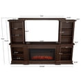 thumbnail image 3 of MonteVista Electric Media Fireplace in Chestnut Oak, 3 of 7