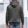 thumbnail image 2 of Besolor Men's Zip up Hoodies Casual Drawstring Long Sleeve Pullover Hooded Sweatshirt Jackets with Pockets, 2 of 5
