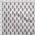 thumbnail image 3 of oneOone Cotton Poplin Fabric Leaves & Paisley Block Printed Craft Fabric BTY 42 Inch Wide, 3 of 4