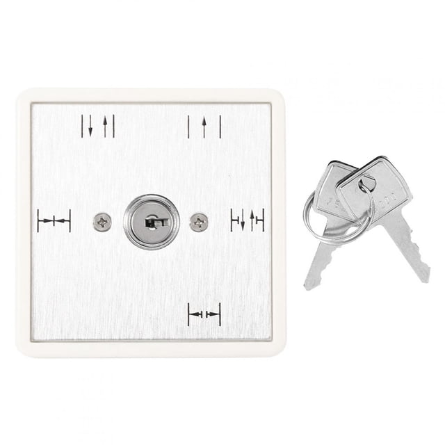 Interrupteur à Clé 5 Positions Fonction de Commande Automatique de Porte Coulissante OnOff