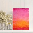 thumbnail image 2 of Qisvanset Minimalist Sunset Ocean Canvas Print 12x16 Inch Kitchen Hotel Art, 2 of 8