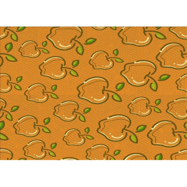Ahgly Tapis Rectangulaire Lavable en Machine Intérieur Transitionnel Orange Foncé, 8 Pieds x 12 Pieds