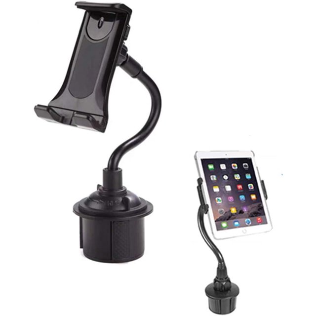 Universal Adjustable Car Phone IPad Cup Holder Mount for iPad Mini 5/4/3/2 and All Cell phone PZ1