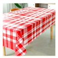 thumbnail image 3 of Nappe Rectangulaire, Nappe en Plastique Vichy Imperméable, Housses de Table Robustes et Essuyables pour Pique-Nique, Plein Air, Camping, 3 of 6