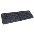 thumbnail image 1 of Foldable BT Keyboard,67 Keys Pocket Folding Keyboard with Stand Rechargeable Ultra Slim Folding Keyboard Magnetic Slim Universal Portable Cordless Keyboard for Phone Tablet Laptop, 1 of 7