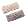 thumbnail image 3 of Bandeau Tricoté d'Hiver pour Femmes, Accessoire de Sport Extensible et Doux, 3 of 6