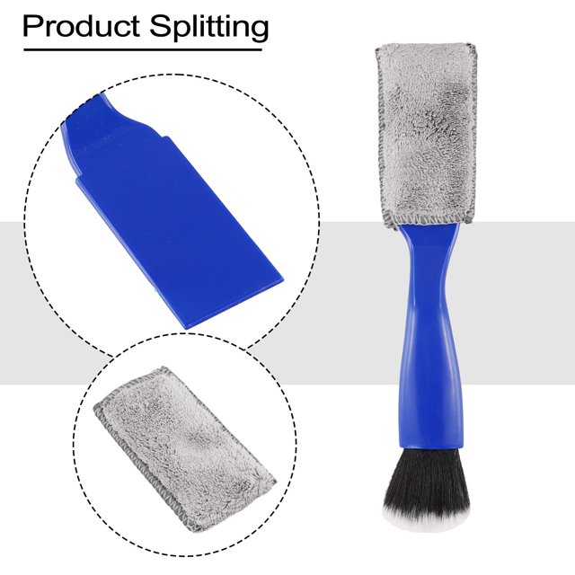Gentle Nylon Car Brush for Scratch Free Cleaning Air Vent for Dust Removal
