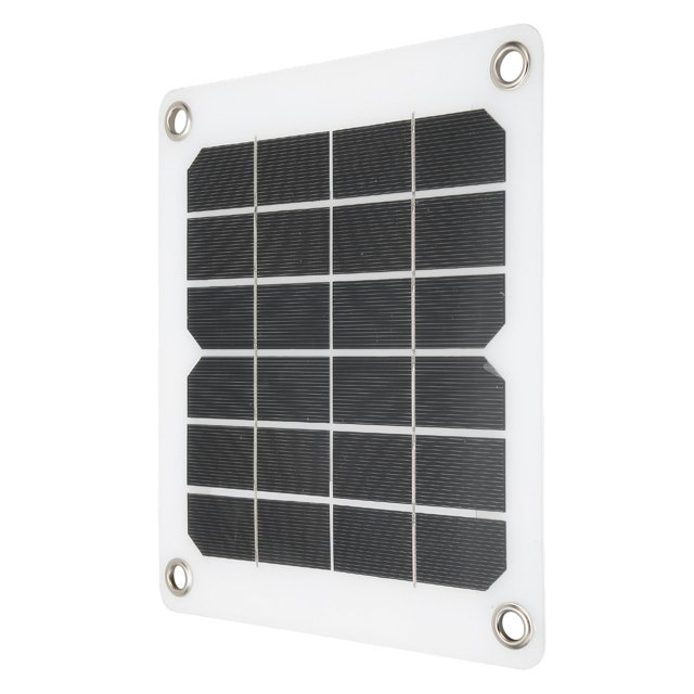 Small Solar Charge Panel, USB Output Lightweight Safe 5V 20W Solar Panel Environmental for Phone for Boat