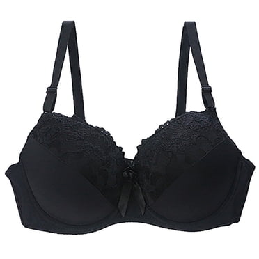 TACILIP Push Up Bras for Women Lace Bralettes Underwire Bra with Adjustable Straps for Everyday T-Shirt Bra